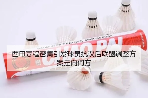 西甲赛程密集引发球员抗议后联盟调整方案走向何方